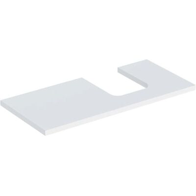 Geberit Waschtischplatte - Ausschnitt rechts - Schalenform - 105x3x47cm Geberit Waschtischplatte - Ausschnitt rechts - Schalenform - 105x3x47cm