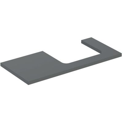 Geberit ONE Waschtischplatte - Ausschnitt rechts - 105 cm - Lava matt Geberit ONE Waschtischplatte - Ausschnitt rechts - 105 cm - Lava matt