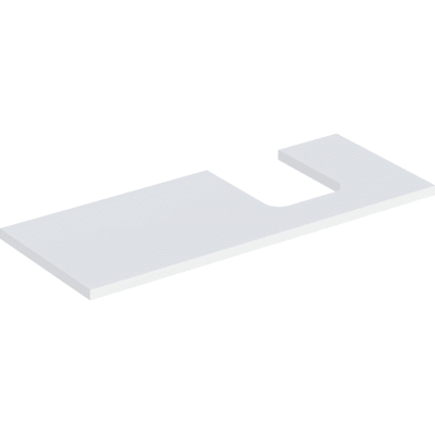 Geberit ONE Waschtischplatte - Ausschnitt rechts - 120cm - Matt Geberit ONE Waschtischplatte - Ausschnitt rechts - 120cm - Matt