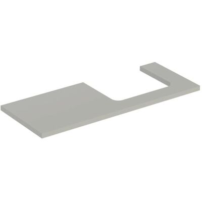 Geberit ONE Waschtischplatte - Ausschnitt rechts - 120cm - Waschbeckenplatte Geberit ONE Waschtischplatte - Ausschnitt rechts - 120cm - Waschbeckenplatte
