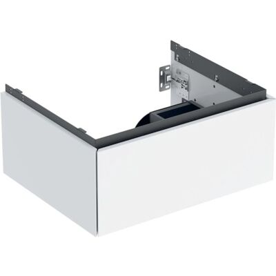 Geberit Wandhängbarer Waschtischunterschrank - Weiß Hochglanz - 505.071.00.1 Geberit Wandhängbarer Waschtischunterschrank - Weiß Hochglanz - 505.071.00.1