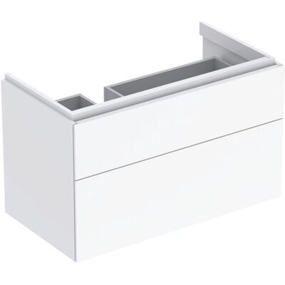 Geberit Xeno² Wandmontiertes Badezimmer-Schränke - 2 Schubladen, Weiß Hochglanz Geberit Xeno² Wandmontiertes Badezimmer-Schränke - 2 Schubladen, Weiß Hochglanz