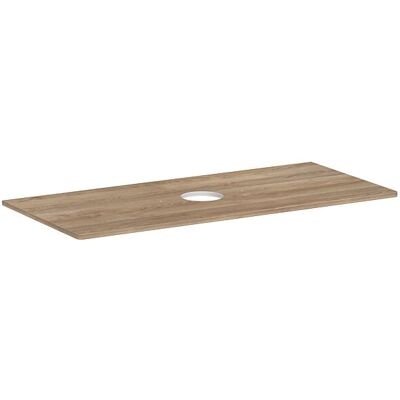 Hansgrohe Xelu Q Konsole 54115230 1180 x 550 mm, Ausschnitt mittig, Aufsatzwaschtisch ohne Hahnloch, Eiche Natur Hansgrohe Xelu Q Konsole 54115230 1180 x 550 mm, Ausschnitt mittig, Aufsatzwaschtisch ohne Hahnloch, Eiche Natur