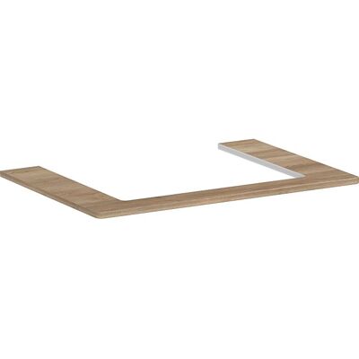 Hansgrohe Xelu Q Konsole - Wandmontage, 78x55cm, Eiche Natur - Typ: mit Ausschnitt Hansgrohe Xelu Q Konsole - Wandmontage, 78x55cm, Eiche Natur - Typ: mit Ausschnitt