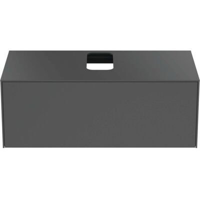 Ideal Standard Wandmontierter Waschtischunterschrank - 100x50.5cm - Anthrazit Matt Ideal Standard Wandmontierter Waschtischunterschrank - 100x50.5cm - Anthrazit Matt