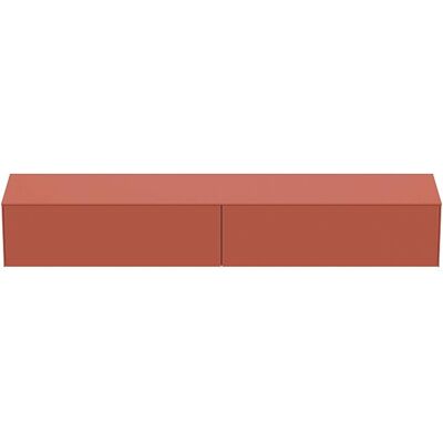Ideal Standard Waschtisch-Unterschrank T4335Y3 ohne Ausschnitt, 2 Auszüge, 240x50,5x37 cm, Sunset matt lackiert Ideal Standard Waschtisch-Unterschrank T4335Y3 ohne Ausschnitt, 2 Auszüge, 240x50,5x37 cm, Sunset matt lackiert