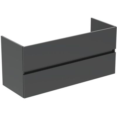 Ideal Standard R0266TI Hochglanz Grau Doppelwaschtischunterschrank - Badezimmermöbel Ideal Standard R0266TI Hochglanz Grau Doppelwaschtischunterschrank - Badezimmermöbel