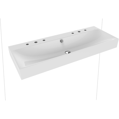 Kaldewei Silenio Wand-Doppelwaschtisch - 1200x460mm Kaldewei Silenio Wand-Doppelwaschtisch - 1200x460mm