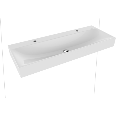 Kaldewei Silenio Wand-Doppelwaschtisch 120x46cm Kaldewei Silenio Wand-Doppelwaschtisch 120x46cm