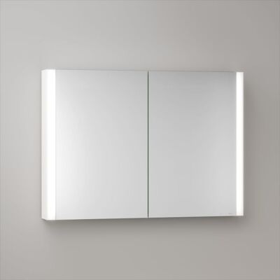 KEUCO Somaris Spiegelschrank - Weiß Matt, 2 Türen, 100x71cm - Spiegelschrank KEUCO Somaris Spiegelschrank - Weiß Matt, 2 Türen, 100x71cm - Spiegelschrank