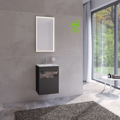 Keuco Wandmontierter Waschtisch - Vulkanit Satiniert - 32822970102 Keuco Wandmontierter Waschtisch - Vulkanit Satiniert - 32822970102