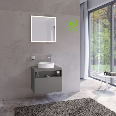 Keuco Stageline Waschtisch - Inox Satin, 65cm Keuco Stageline Waschtisch - Inox Satin, 65cm