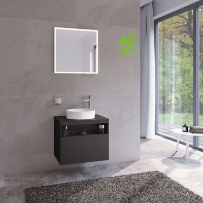 Keuco Stageline Waschtisch - Vulkanit satiniert - 65cm Keuco Stageline Waschtisch - Vulkanit satiniert - 65cm
