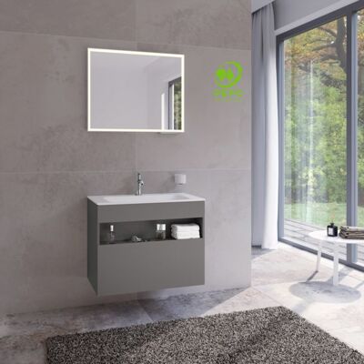 Keuco Stageline Waschtisch - Inox Satinierter - Wandmontage Keuco Stageline Waschtisch - Inox Satinierter - Wandmontage