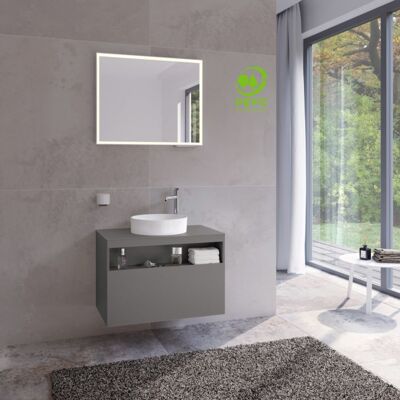 Keuco Stageline Waschtisch-Unterschrank - Inox Seidenmatt - Modell 32865290000 Keuco Stageline Waschtisch-Unterschrank - Inox Seidenmatt - Modell 32865290000