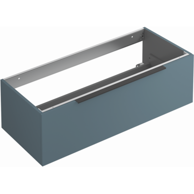 Kludi ICOS Wandhängender Waschtischunterschrank - Mattes Teal Blue Kludi ICOS Wandhängender Waschtischunterschrank - Mattes Teal Blue