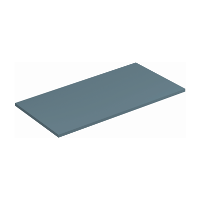 Kludi ICOS Deckplatte 50T100O3 - 100 x 50 x 1,2 cm Matt Teal Blue - Deckplatte Kludi ICOS Deckplatte 50T100O3 - 100 x 50 x 1,2 cm Matt Teal Blue - Deckplatte