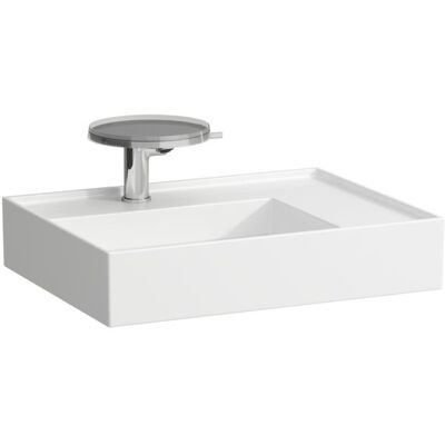 Laufen Weiß Saphirkeramik Waschtisch - 2 Hahnlöcher - 600x460 - Waschbecken Laufen Weiß Saphirkeramik Waschtisch - 2 Hahnlöcher - 600x460 - Waschbecken