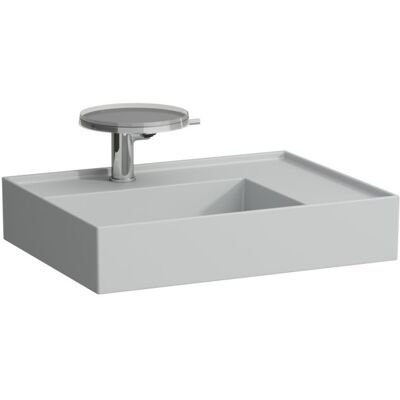 Laufen Kartell Waschtisch - 2 Hahnlöcher, ohne Überlauf, Ablage rechts, 600x460 - Waschtisch Laufen Kartell Waschtisch - 2 Hahnlöcher, ohne Überlauf, Ablage rechts, 600x460 - Waschtisch