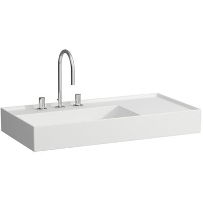 Laufen Kartell Waschtisch - 900x460mm - 2 Hahnlöcher - Snow (weiß matt) Laufen Kartell Waschtisch - 900x460mm - 2 Hahnlöcher - Snow (weiß matt)