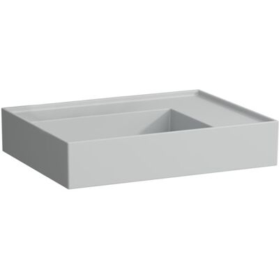 Laufen H8103347591121 Waschtisch - 600x460mm, Grau matt, Ohne Hahnloch Laufen H8103347591121 Waschtisch - 600x460mm, Grau matt, Ohne Hahnloch