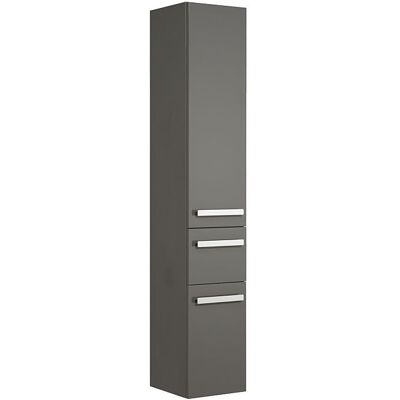 Pelipal Serie 4005 Hochschrank - Hochglanz Steingrau - 2 Türen, 1 Schublade Pelipal Serie 4005 Hochschrank - Hochglanz Steingrau - 2 Türen, 1 Schublade