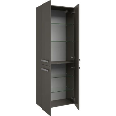 Pelipal Serie 4005 Hochschrank - 4 Türen - 60x168x33 cm - Hochglanz Steingrau Pelipal Serie 4005 Hochschrank - 4 Türen - 60x168x33 cm - Hochglanz Steingrau