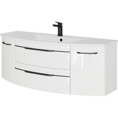 Pelipal Weiß Hochglanz Badezimmermöbel-Set - Waschtisch & Unterschrank Pelipal Weiß Hochglanz Badezimmermöbel-Set - Waschtisch & Unterschrank