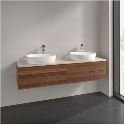 Villeroy & Boch Antao Badmöbel - Natur Holz, LED-Beleuchtung Villeroy & Boch Antao Badmöbel - Natur Holz, LED-Beleuchtung