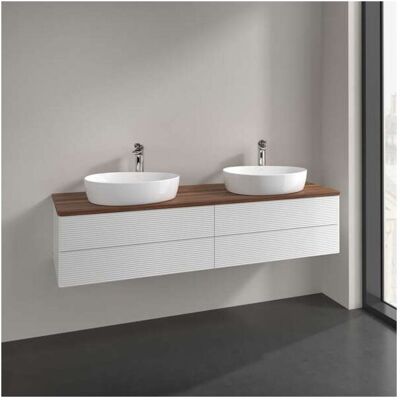 Villeroy & Boch Antao Waschtischunterschrank - Wandmontage, 4 Soft-Close Schubladen, Natürliche Holzvariationen Villeroy & Boch Antao Waschtischunterschrank - Wandmontage, 4 Soft-Close Schubladen, Natürliche Holzvariationen