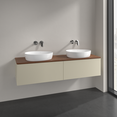Villeroy & Boch Antao Wandhängender Waschtischunterschrank - 160x36cm Villeroy & Boch Antao Wandhängender Waschtischunterschrank - 160x36cm
