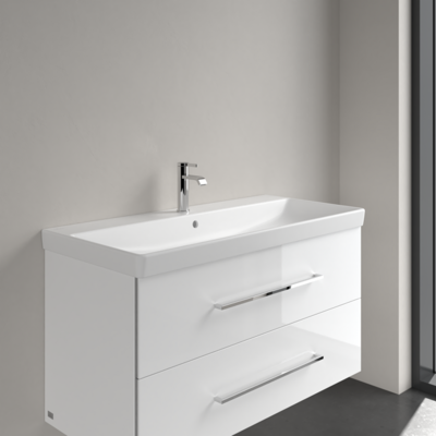 Villeroy & Boch Avento Badezimmerwaschbecken mit CeramicPlus - Weiß - 100x47cm Villeroy & Boch Avento Badezimmerwaschbecken mit CeramicPlus - Weiß - 100x47cm