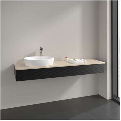 Villeroy & Boch Antao Wandhängender Waschtischunterschrank - 160 x 19 cm, 2 Schubladen, links Waschtisch Villeroy & Boch Antao Wandhängender Waschtischunterschrank - 160 x 19 cm, 2 Schubladen, links Waschtisch