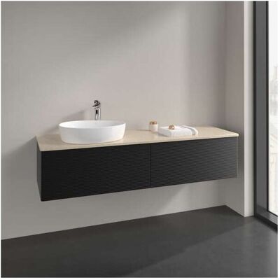 Villeroy & Boch Antao Waschtischunterschrank - Wandmontage, 160x36cm, 2 Schubladen Villeroy & Boch Antao Waschtischunterschrank - Wandmontage, 160x36cm, 2 Schubladen