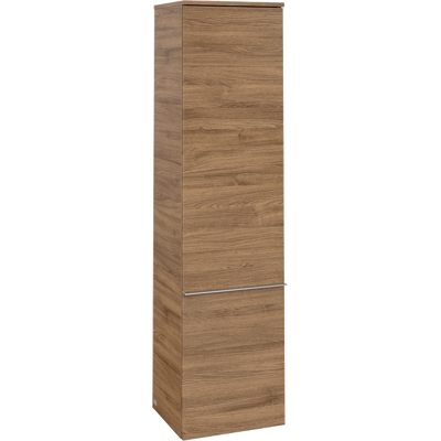Villeroy & Boch Venticello Hochschrank - Kansas Eiche / Chrom - Wandhängend Villeroy & Boch Venticello Hochschrank - Kansas Eiche / Chrom - Wandhängend
