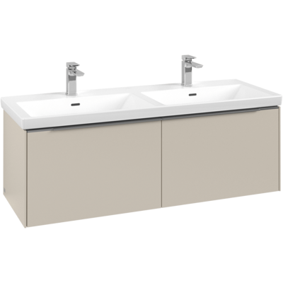 Villeroy & Boch Subway 3.0 Waschtischunterschrank - Grau, 2 Auszüge, LED-Beleuchtung Villeroy & Boch Subway 3.0 Waschtischunterschrank - Grau, 2 Auszüge, LED-Beleuchtung