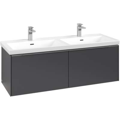Villeroy & Boch Subway 3.0 Wandmontierter Waschtischunterschrank - Graphit Villeroy & Boch Subway 3.0 Wandmontierter Waschtischunterschrank - Graphit