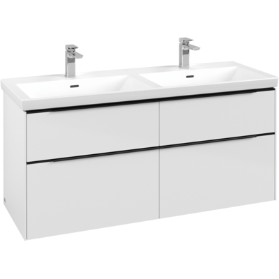 Villeroy & Boch Subway 3.0 Weiß Schwarz Wandunterschrank - Waschbecken Villeroy & Boch Subway 3.0 Weiß Schwarz Wandunterschrank - Waschbecken