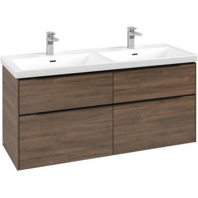 Villeroy & Boch Subway 3.0 Wand-Waschtischunterschrank - Arizona Eiche - 4 Schubladen Villeroy & Boch Subway 3.0 Wand-Waschtischunterschrank - Arizona Eiche - 4 Schubladen