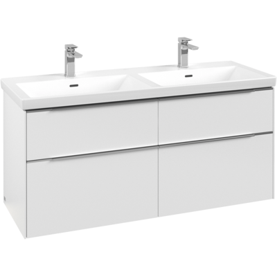 Villeroy & Boch Subway 3.0 Waschtischunterschrank - Weiß, LED, 4 Schubladen Villeroy & Boch Subway 3.0 Waschtischunterschrank - Weiß, LED, 4 Schubladen