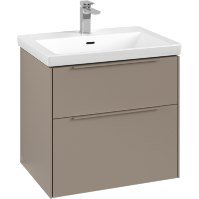 Villeroy & Boch Subway 3.0 Wandunterschrank - Taupe, LED-Beleuchtung, SoftClose Villeroy & Boch Subway 3.0 Wandunterschrank - Taupe, LED-Beleuchtung, SoftClose