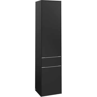 Villeroy & Boch Subway 3.0 - Hochschrank, 2-türen, Volcano Black Villeroy & Boch Subway 3.0 - Hochschrank, 2-türen, Volcano Black