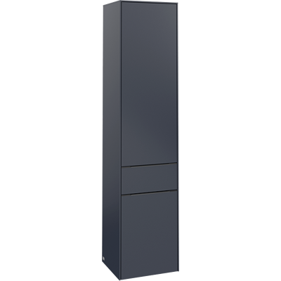 Villeroy & Boch Subway 3.0 Marine Blau Wandhochschrank - 2 Türen, 1 Schublade Villeroy & Boch Subway 3.0 Marine Blau Wandhochschrank - 2 Türen, 1 Schublade