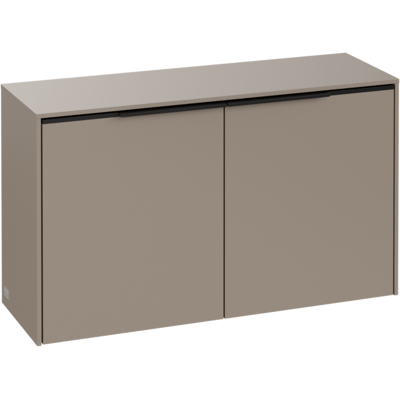 Villeroy & Boch Subway 3.0 Sideboard - Taupe, Schwarze Griffe Villeroy & Boch Subway 3.0 Sideboard - Taupe, Schwarze Griffe