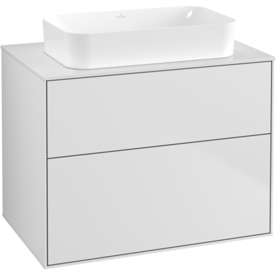 Villeroy & Boch Finion Wandhängbarer Waschtischunterschrank - Weiß Matt Villeroy & Boch Finion Wandhängbarer Waschtischunterschrank - Weiß Matt