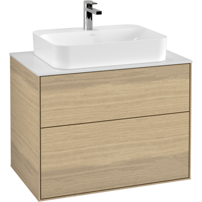 Villeroy & Boch Finion Waschtischunterschrank - Eiche - LED-Beleuchtung Villeroy & Boch Finion Waschtischunterschrank - Eiche - LED-Beleuchtung