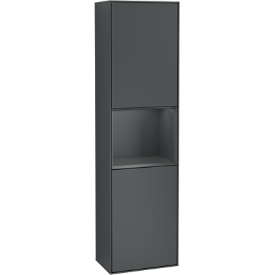 Villeroy & Boch Finion Hochschrank - Midnight Blue - 2 Türen - 1516mm Villeroy & Boch Finion Hochschrank - Midnight Blue - 2 Türen - 1516mm