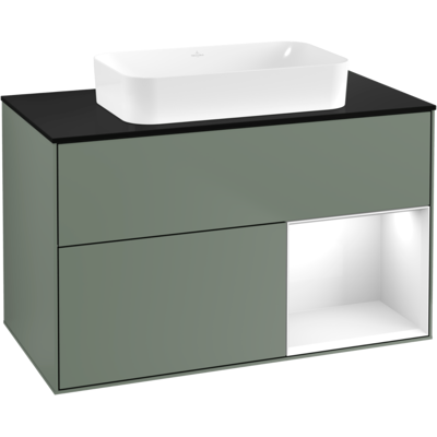 Villeroy & Boch Finion Waschtischunterschrank - Olive Matt Lacquer Villeroy & Boch Finion Waschtischunterschrank - Olive Matt Lacquer