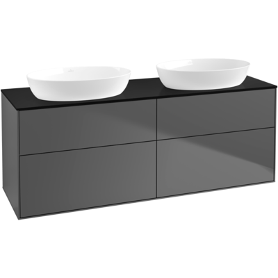 Villeroy & Boch Finion Waschtischunterschrank - Anthracite - 1600mm Villeroy & Boch Finion Waschtischunterschrank - Anthracite - 1600mm