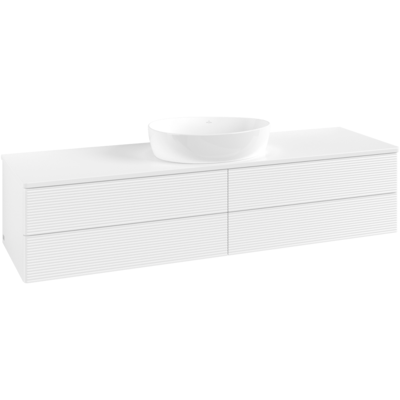 Villeroy & Boch Antao Wandhängender Waschtischunterschrank, 160x19cm, 4 Schubladen Villeroy & Boch Antao Wandhängender Waschtischunterschrank, 160x19cm, 4 Schubladen